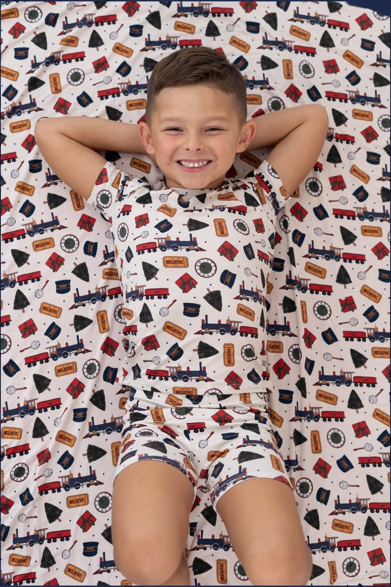 Dream Big Little Co. – Engroshandel Pyjamasæt - Børn – POLAR MAGIC EXPRESS DRØMME KORT SÆT8