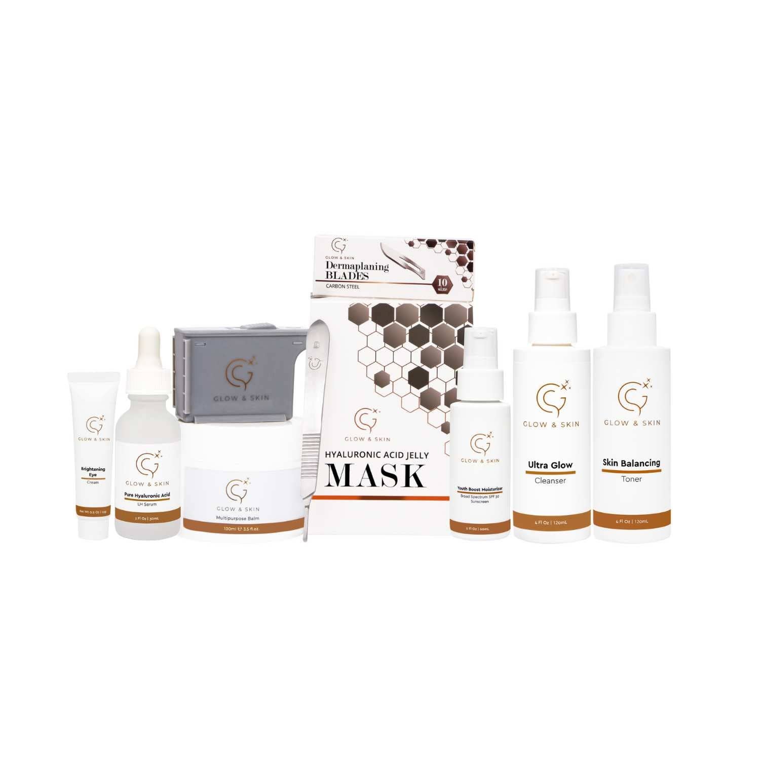 Glow & Skin - Wholesale Facial Care Set/Kit - Dermaplaning Starter Kit1