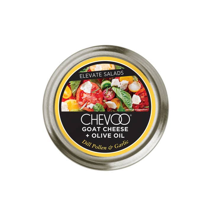 Belle Chevre & Chevoo - Wholesale Cheese - Chevoo Dill Pollen & Garlic Marinated Goat Cheese4