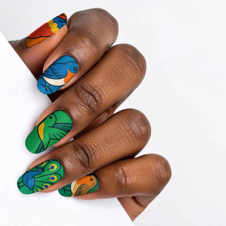 FYNE BODY - Wholesale Press-on/fake nails - Birdsong Bliss Avian Symphony Press-On Nails68