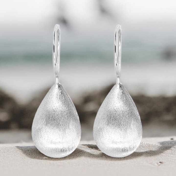 MadamLili - Wholesale Dangle Earrings - 925 sterling silver drop earrings - 25.57mm height, 10.04mm width