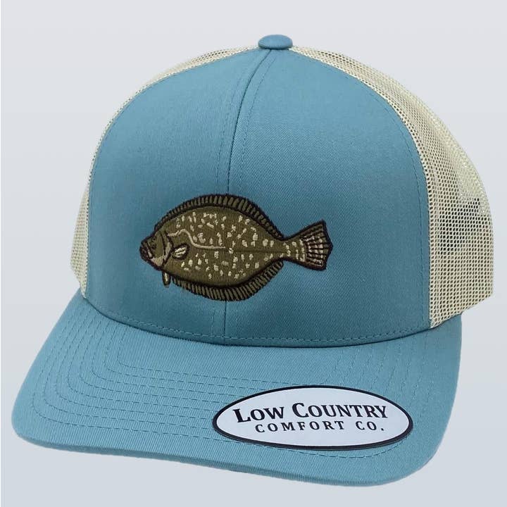 Sombrero Flounder Smoke Azul/Beige para venta al por mayor de Riverbed Threads