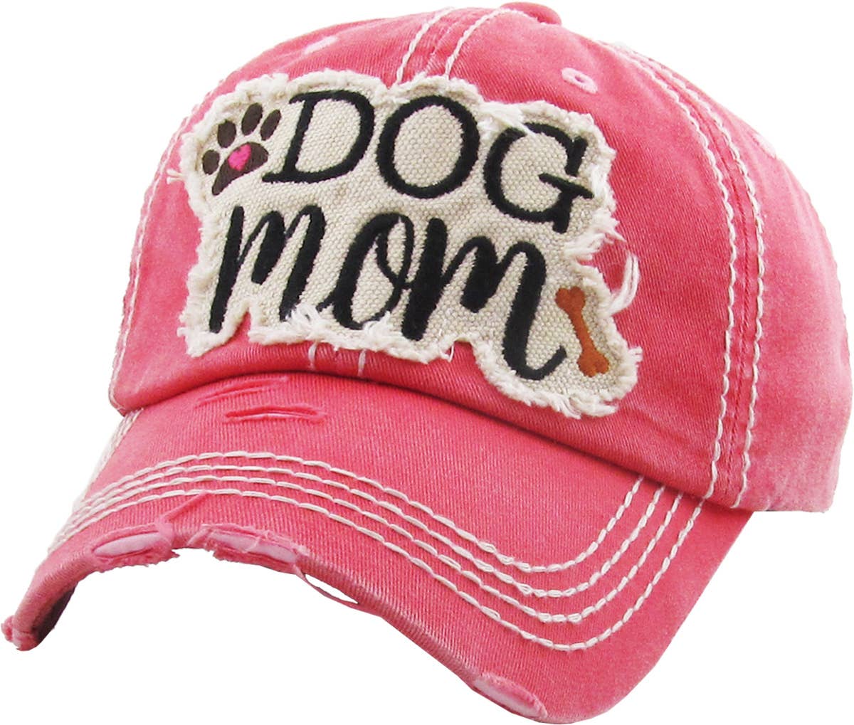 KBETHOS - Wholesale Baseball Cap - Women's - DOG MOM WASHED VINTAGE BALLCAP16