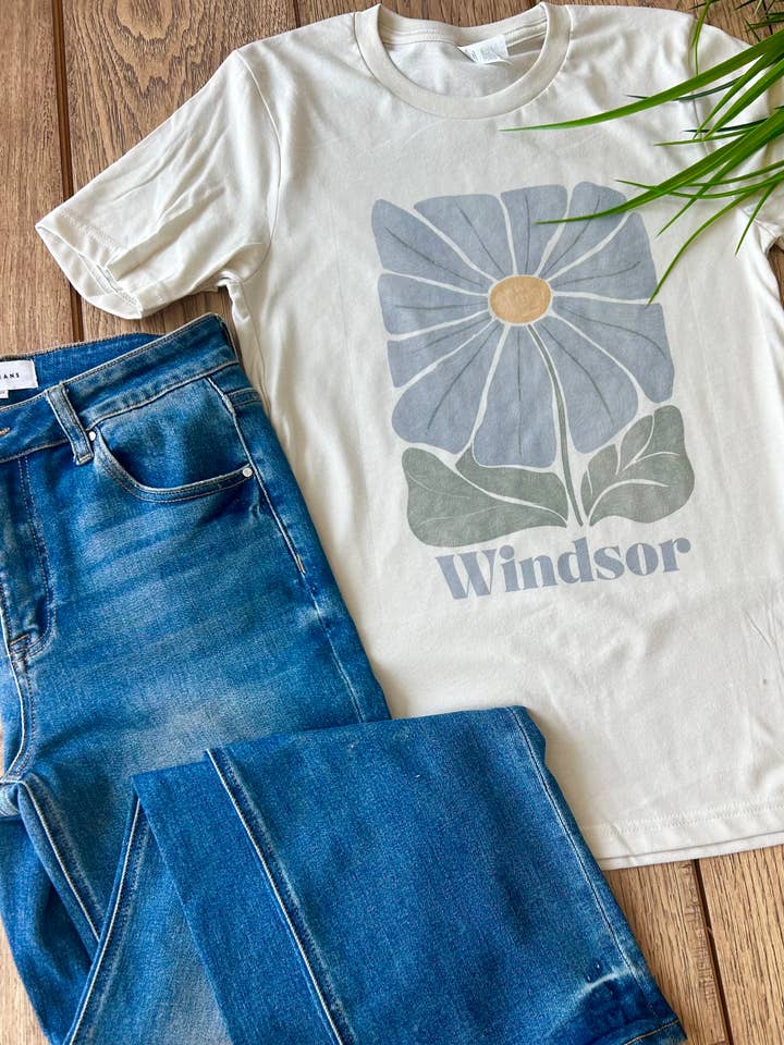 Willow Poppy - Wholesale Screen Printed T-Shirt - Women's - Custom City Flower Graphic Tee
