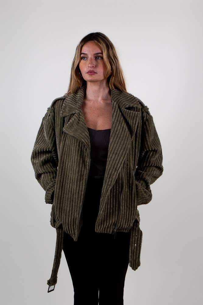 KZELL PARIS - Vente Veste – femme - PERFECTO EN VELOURS COTELÉ7