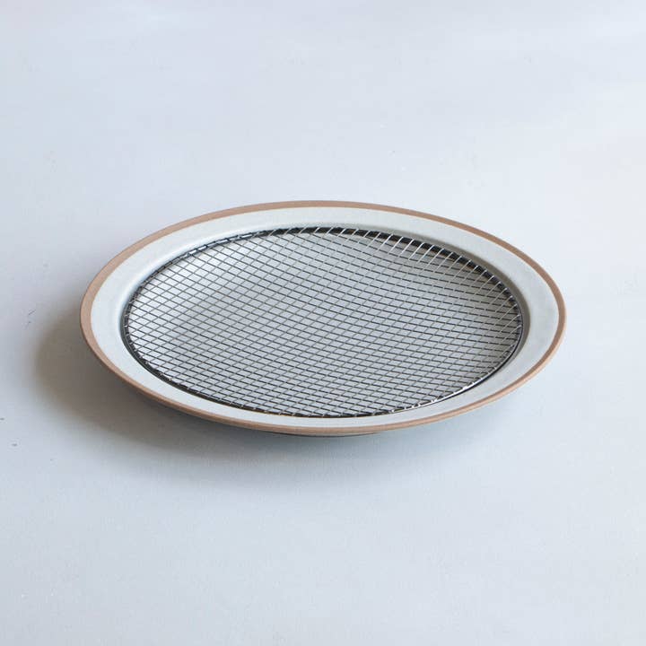 KIKIME - Wholesale Dinner Plate - amime Plate 10" | Dinner Plate with metal net 9.8" | Pottery2