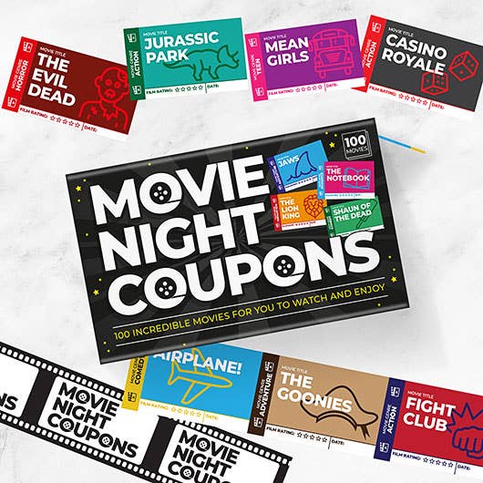 Gift Republic – wholesale Card game – Movie Night Coupons