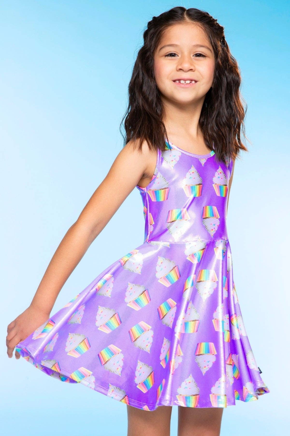 PixieLane - Wholesale Dress - Kids - Glitter Tank Super Twirl Dress16
