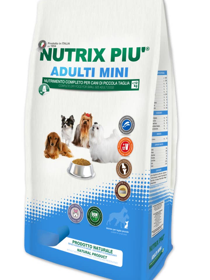Nutrix Piu' Adults - Mini for wholesale by Nutrix Più - Italian Pet Food