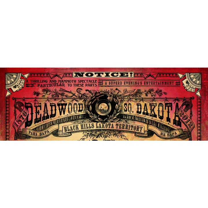 Bob Coronato: Rodeo Posters - Original Art - Home Décor – Großhandel Poster – Deadwood, South Dakota: (Papier) - Rodeo-Poster - Unsigned1