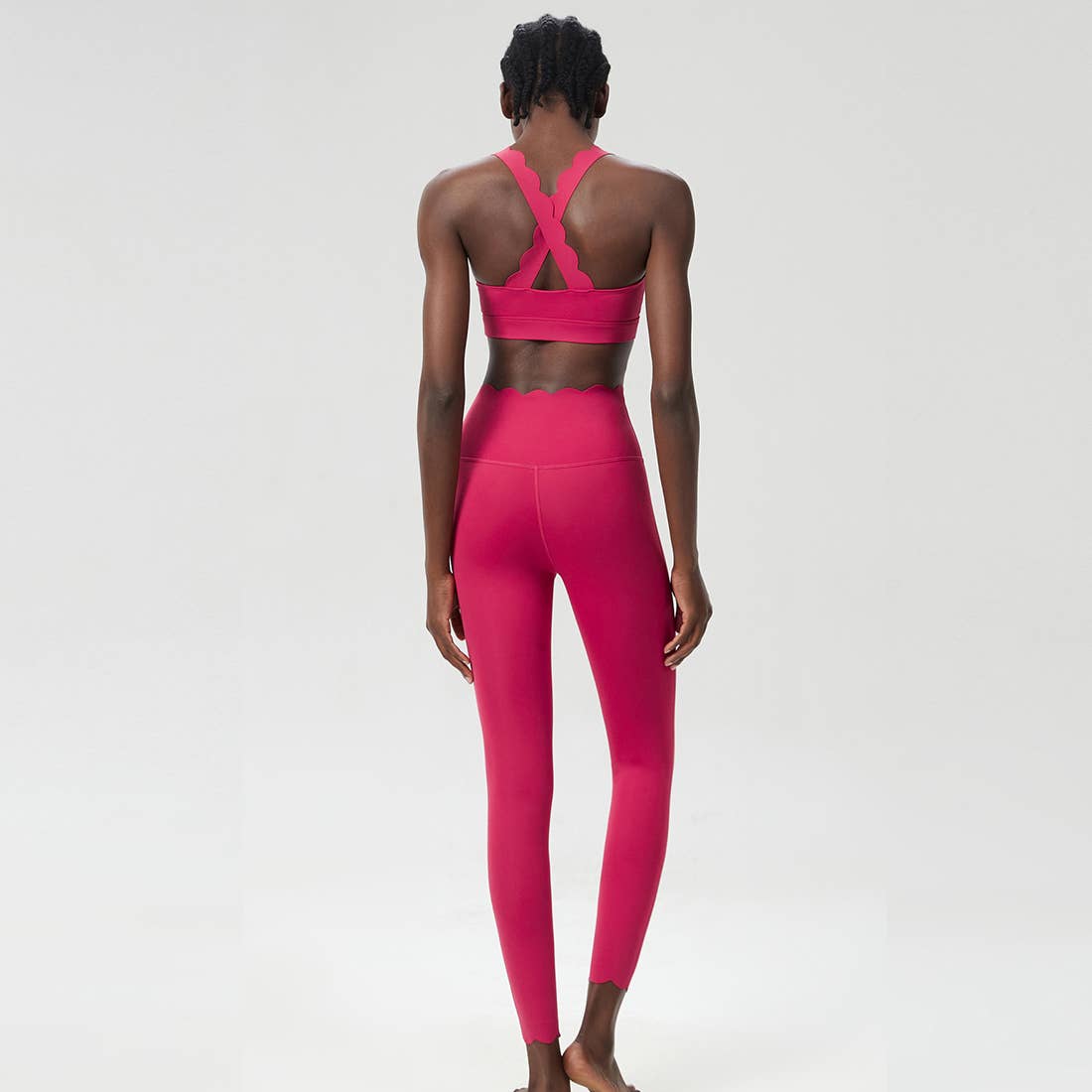 Sodalemon – wholesale Activewear set – Women′s – Women Seamless Yoga Set - Removable Cup Bra&Contoured Tights27