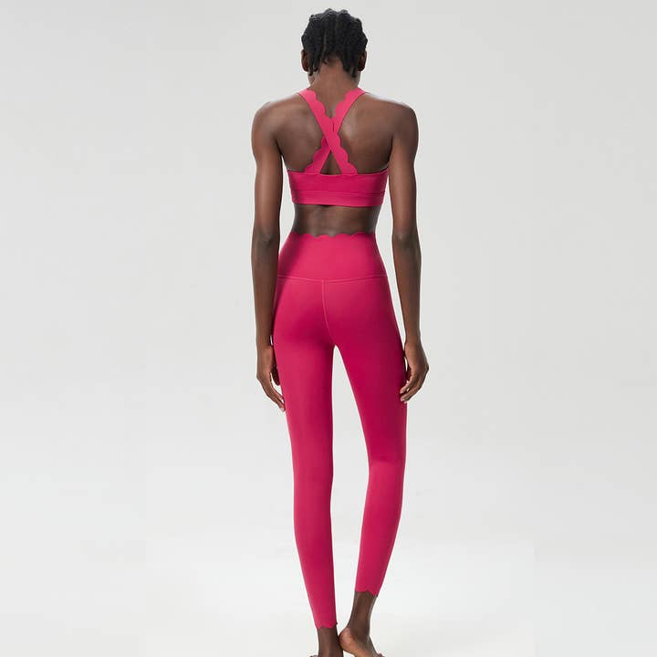 Sodalemon - Wholesale Activewear set – Women′s - Women Seamless Yoga Set - Removable Cup Bra&Contoured Tights27