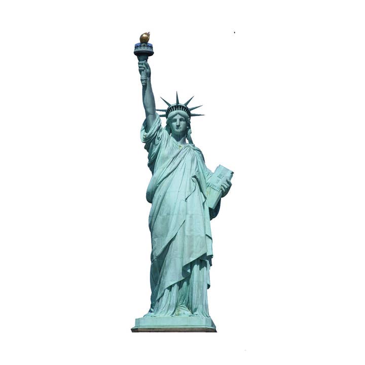 Statue of Liberty Cardboard Stand Up, 6 feet for wholesale by AAHS Enterprises