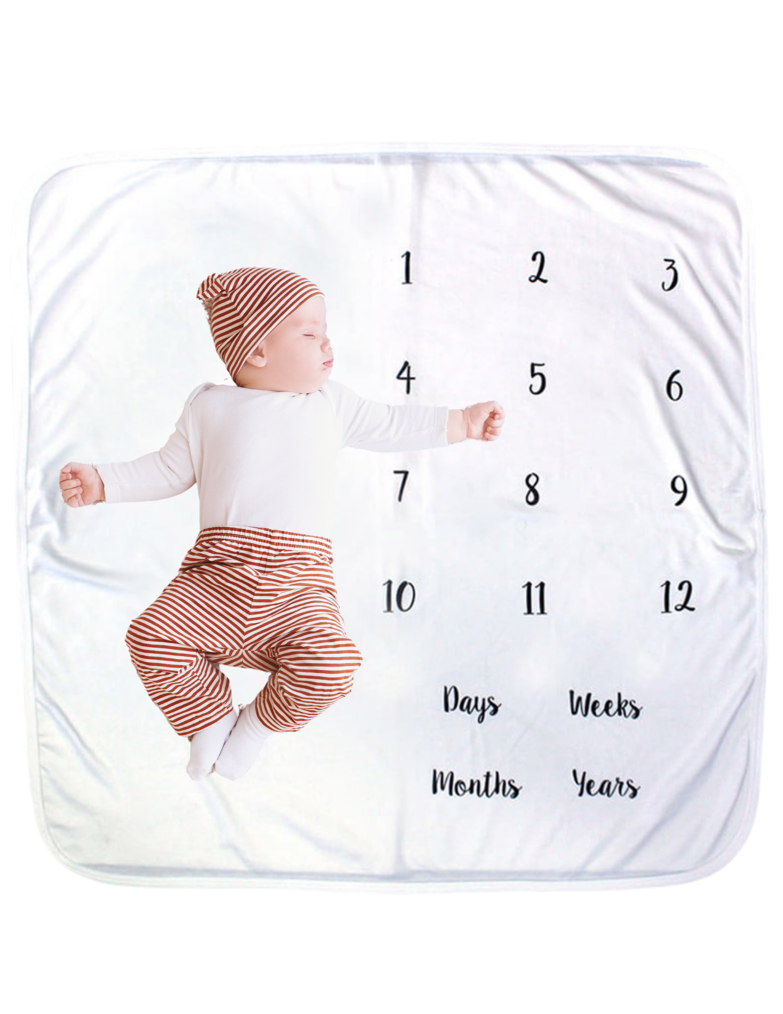 Laughing Giraffe – wholesale Milestone blanket – Child & baby – Infant Milestone Blanket | Customize with Baby's Name1