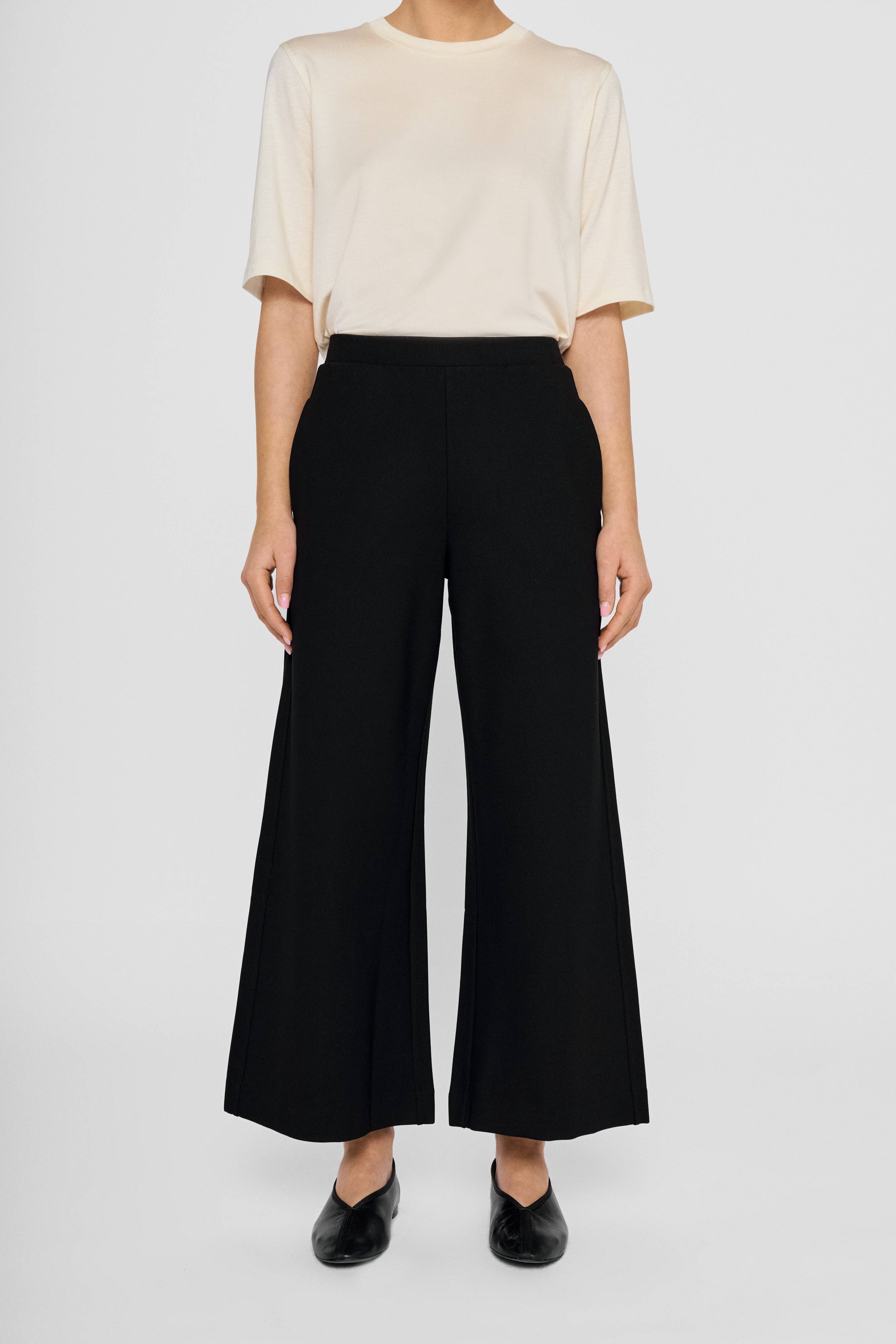 Lottie Wide Pants – Black for wholesale on Faire2