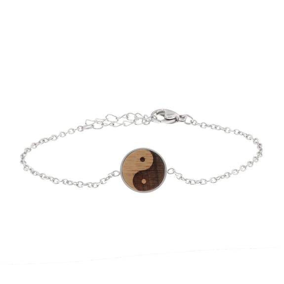Pulseira Skyla “Yin & Yang” | jóias de madeira | porca de madeira por atacado de eydl Wood Jewelry