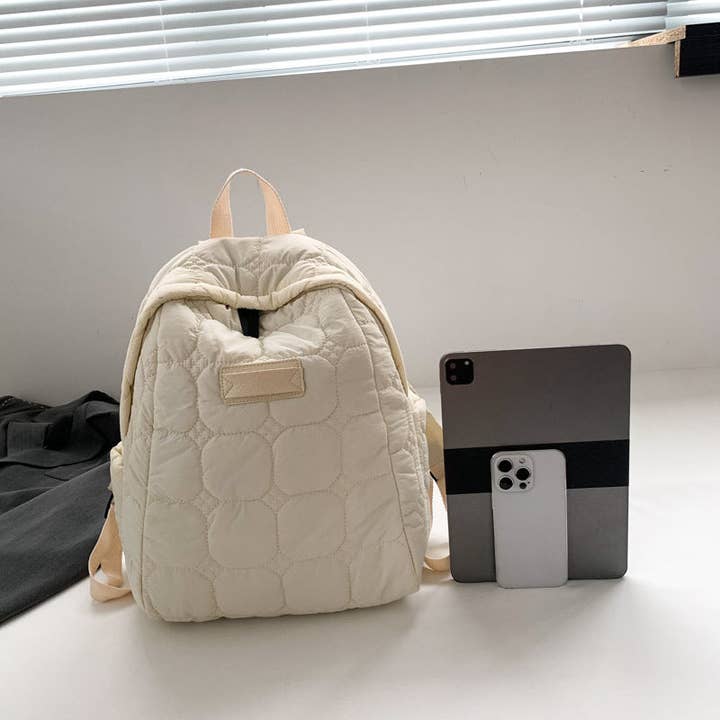 Dipped Shop - Wholesale Backpack - Women's - Simple Portable Casual Puffer Backpack DPB2515