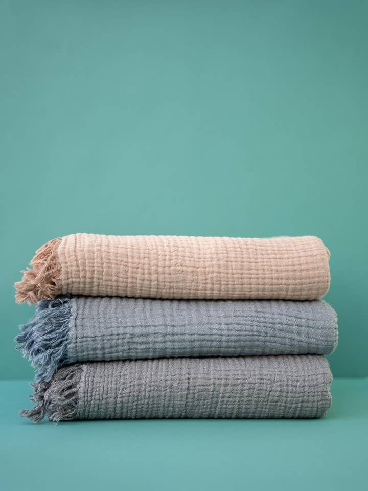 Signature Throw for wholesale by Olive & Loom