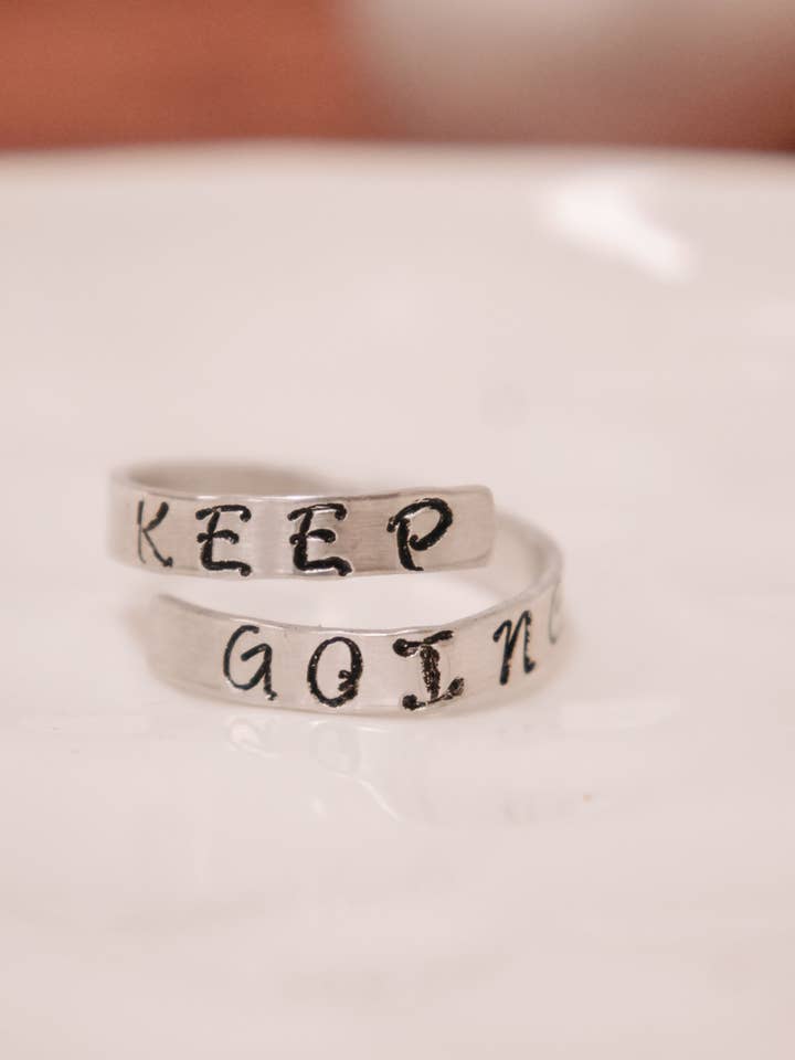 Anillo de plata Keep Going para venta al por mayor de Sweet As Sugarcane