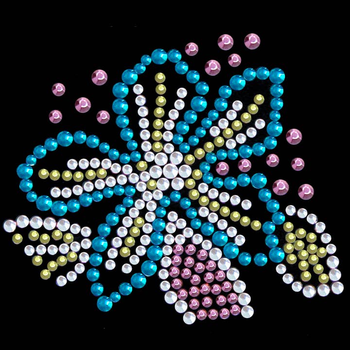 Turquoise Flower Women's T-shirt for wholesale by Dog in the Closet