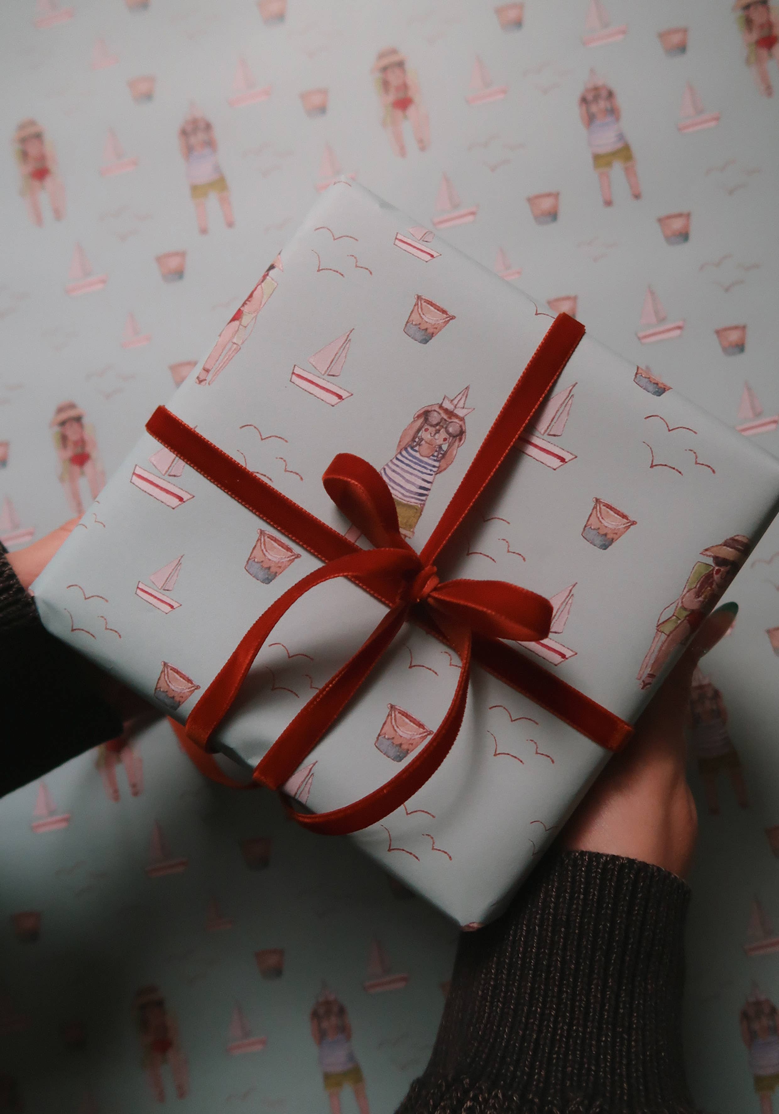 MyDesignPictures - Wholesale Wrapping Paper Roll - Set Of 3 Pieces Summer Wrapping Paper4