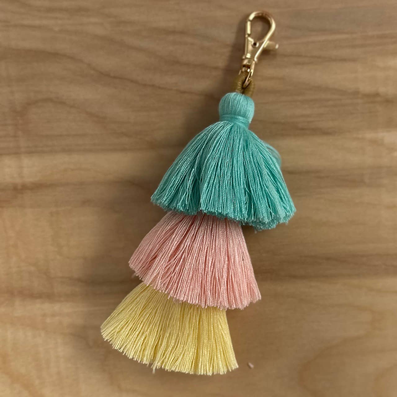 Palmy Pineapple - Wholesale Keychain - Women's - 3 Tiered Large Ombre Tassel with Clasp17
