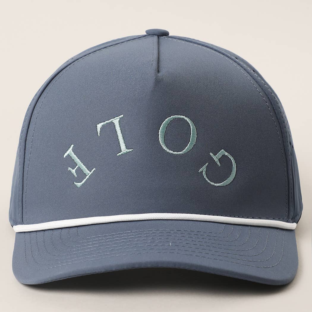 Fashion City - Vente Casquette de camionneur – unisexe - Casquette Trucker GOLF à l'envers en matériaux premium de couleur unie4