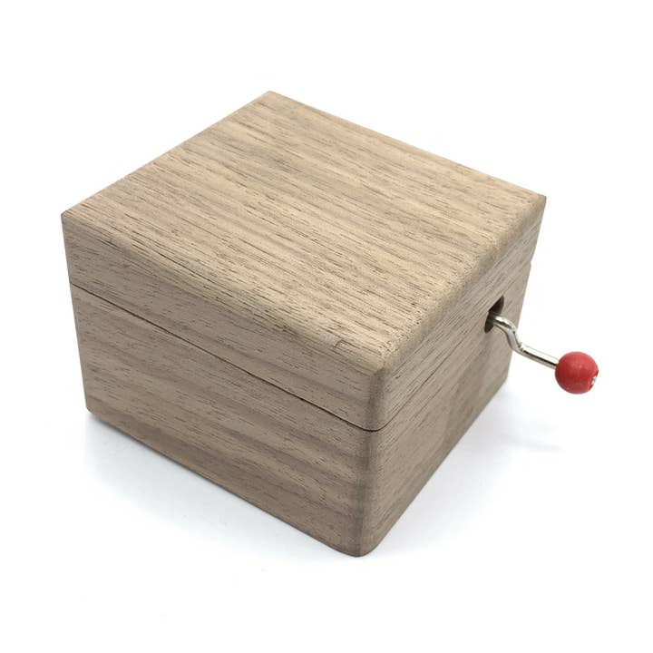 Walnut Little Music Box with the Melody You Pic for wholesale by esdemusica by Rocio