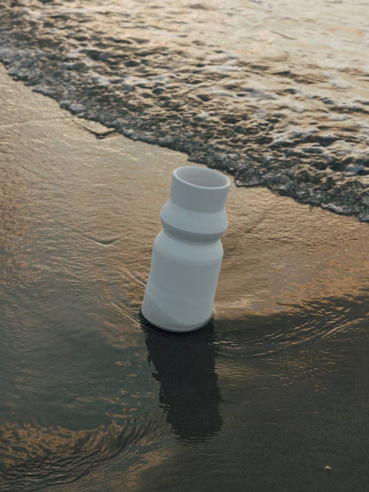 Vaso Line Recta 6 per la vendita all'ingrosso da parte di Alfarería La Navà