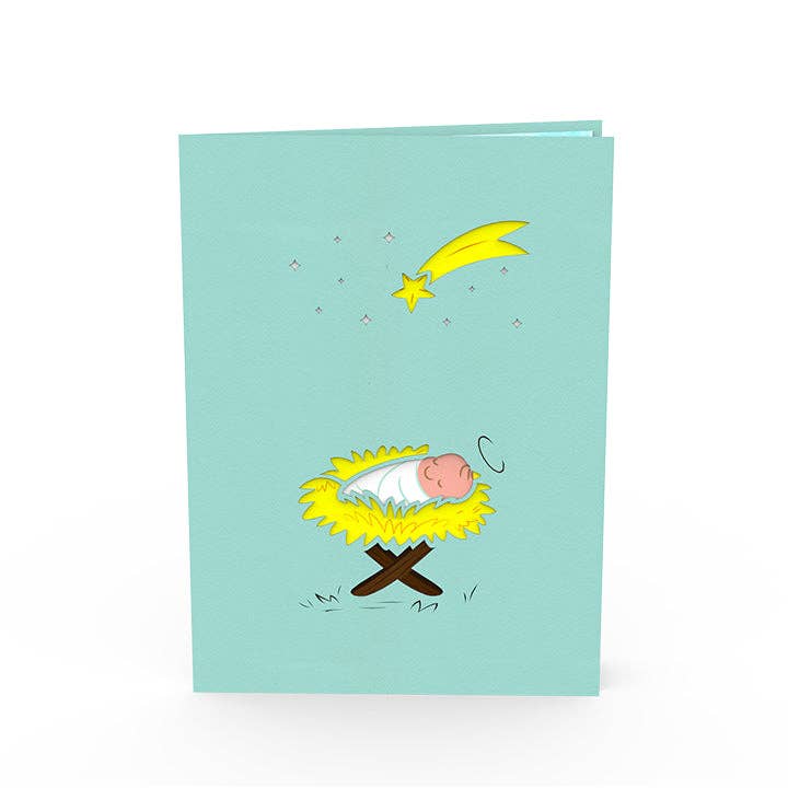 Unipop Cards, LLC - Wholesale Christmas Card - Emmanuel Christmas Pop Up Card - Christmas pop up card2