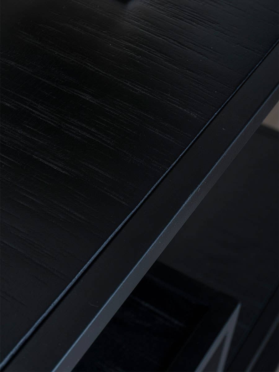 Home67 - Wholesale Console Table - Huub Black Mango Wood sideboard 125 cm4