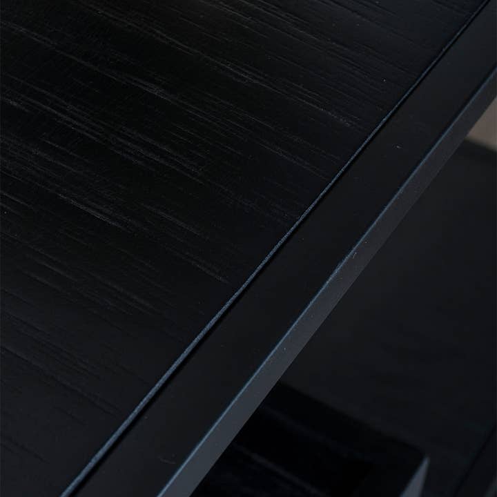 Home67 - Wholesale Console Table - Huub Black Mango Wood sideboard 125 cm4