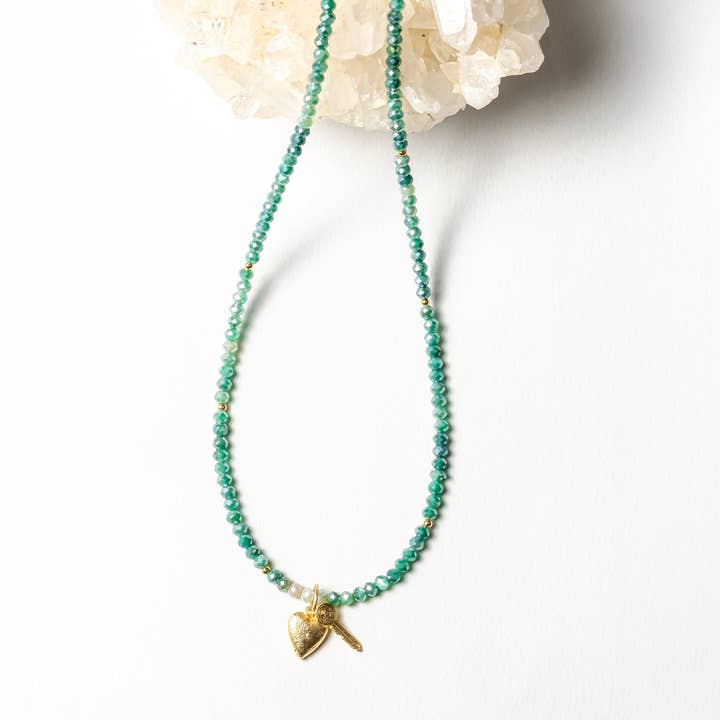 Aria Key to My Heart Necklace for wholesale by Be the Light Malas