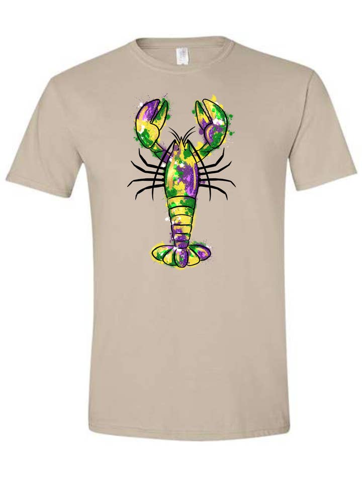 Faschings-T-Shirt mit Langusten-Grafik für den Großhandel von Sew Unique