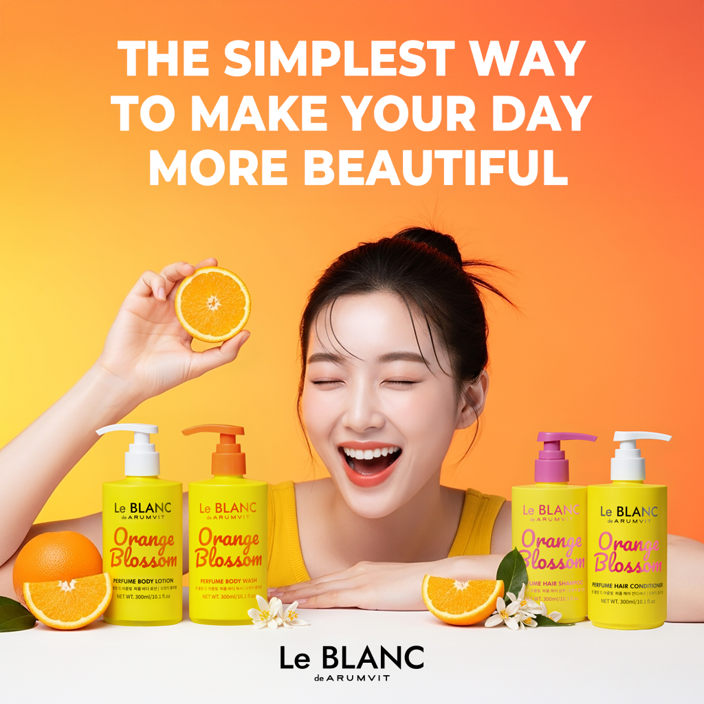 LADAMER, OSHINCHAE,MEDI-PEEL(MDP+) – Großhandel Körperpflegecreme/Bodylotion – Le BLANC – Orangenblüten-Haarshampoo 300 ml / 10,1 fl. oz.3