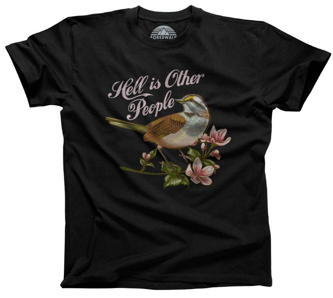 Boredwalk - Wholesale Screen Printed T-Shirt - Men's - Men's Hell Is Other People T-Shirt0