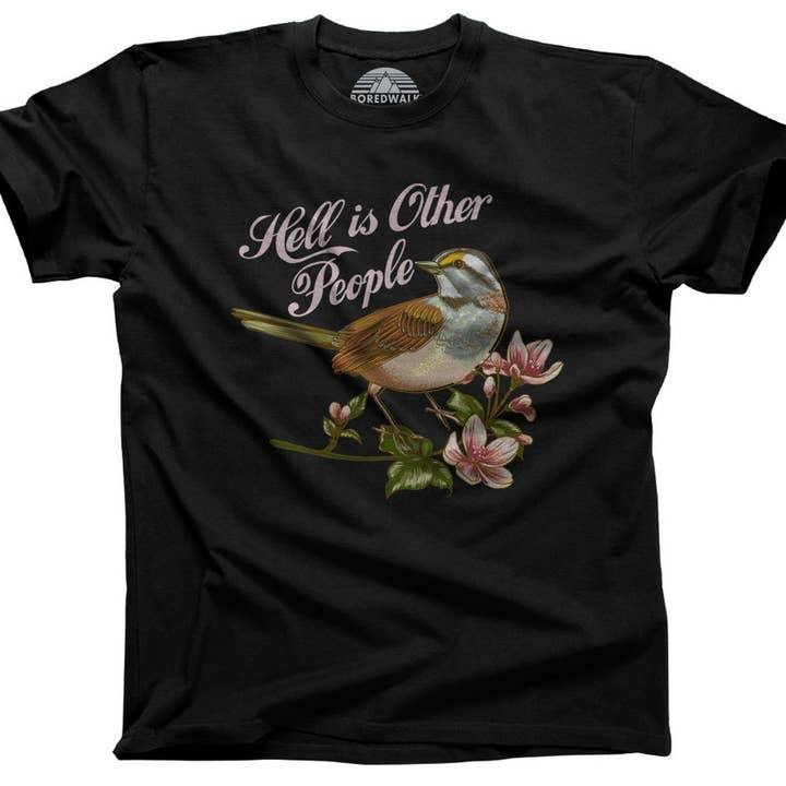 Boredwalk - Wholesale Screen Printed T-Shirt - Men's - Men's Hell Is Other People T-Shirt