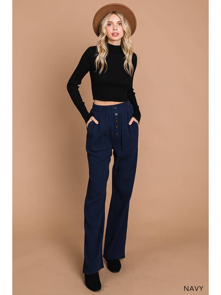 Cotton Bleu - Wholesale Pants - Women's - 80966W - Women's Cotton Gauze Wide Leg Pants19