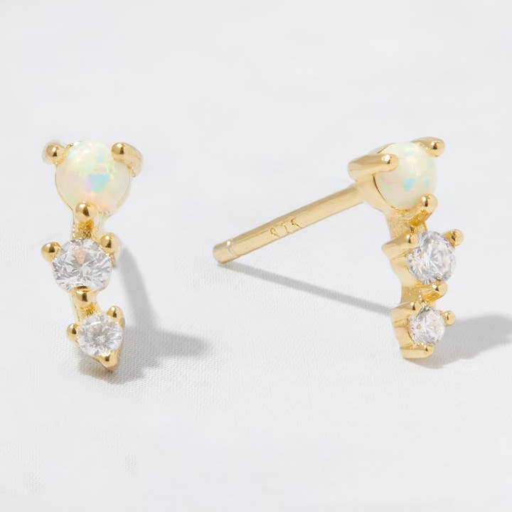 Opal Ear Climber for wholesale by Sami Jewels