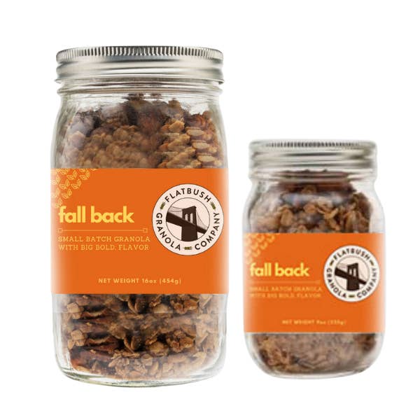Tilbagefaldsgranola (glas) for engroshandel hos Flatbush Granola Company