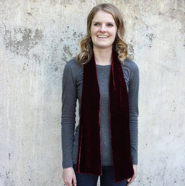 Dana Herbert - Wholesale Scarf - Women's - Silk Velvet Oblong Scarf18