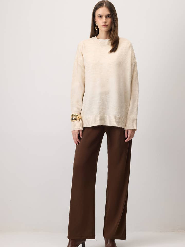 PLEATED PALAZZO TROUSERS for wholesale by Touché Privé