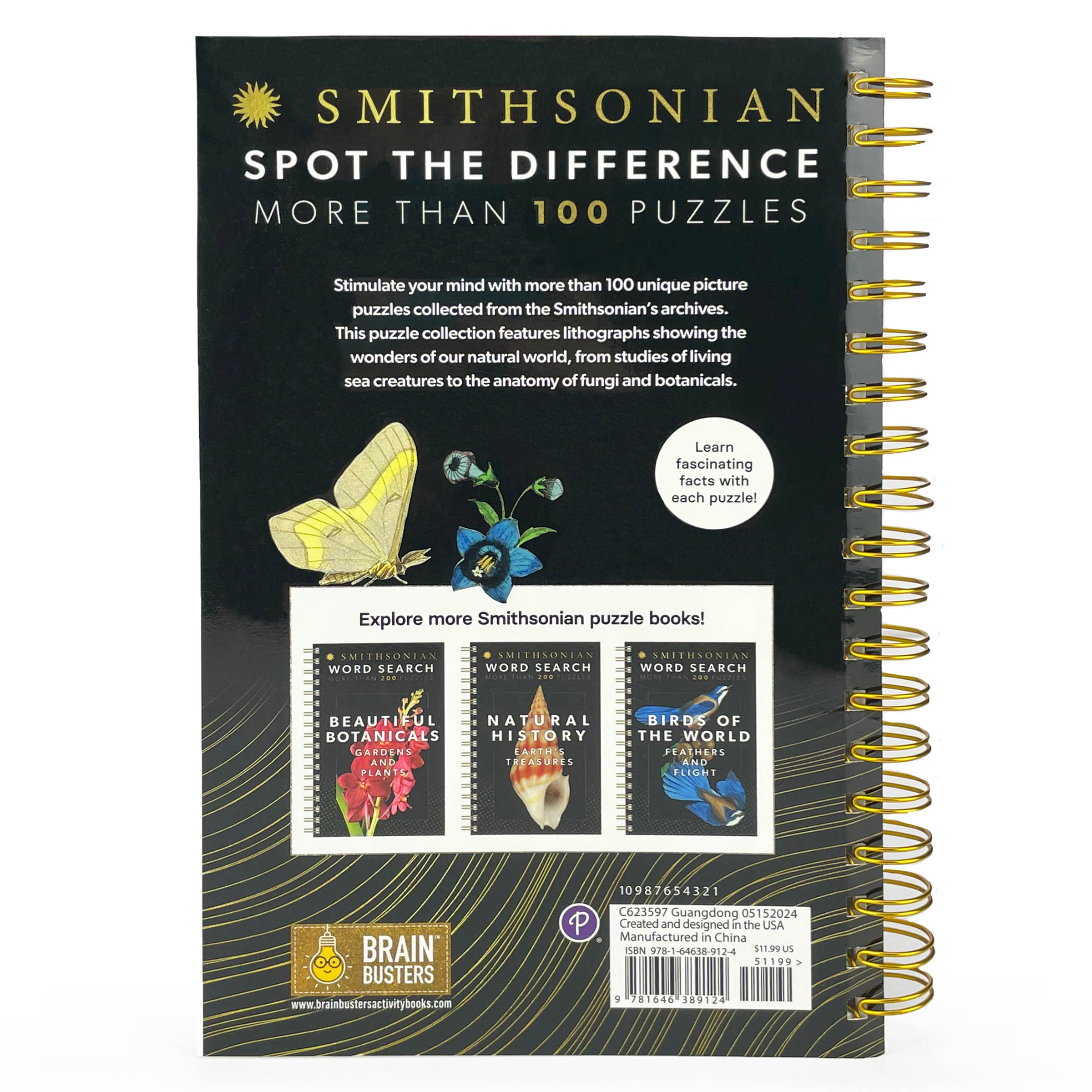 Cottage Door Press - Wholesale Coloring & Activity Book - Adult - Smithsonian Spot the Difference Natural Wonders Book4