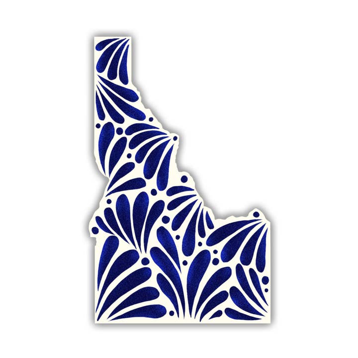 Idaho Azul Vinyl Sticker for wholesale by Erica Alfaro Designs