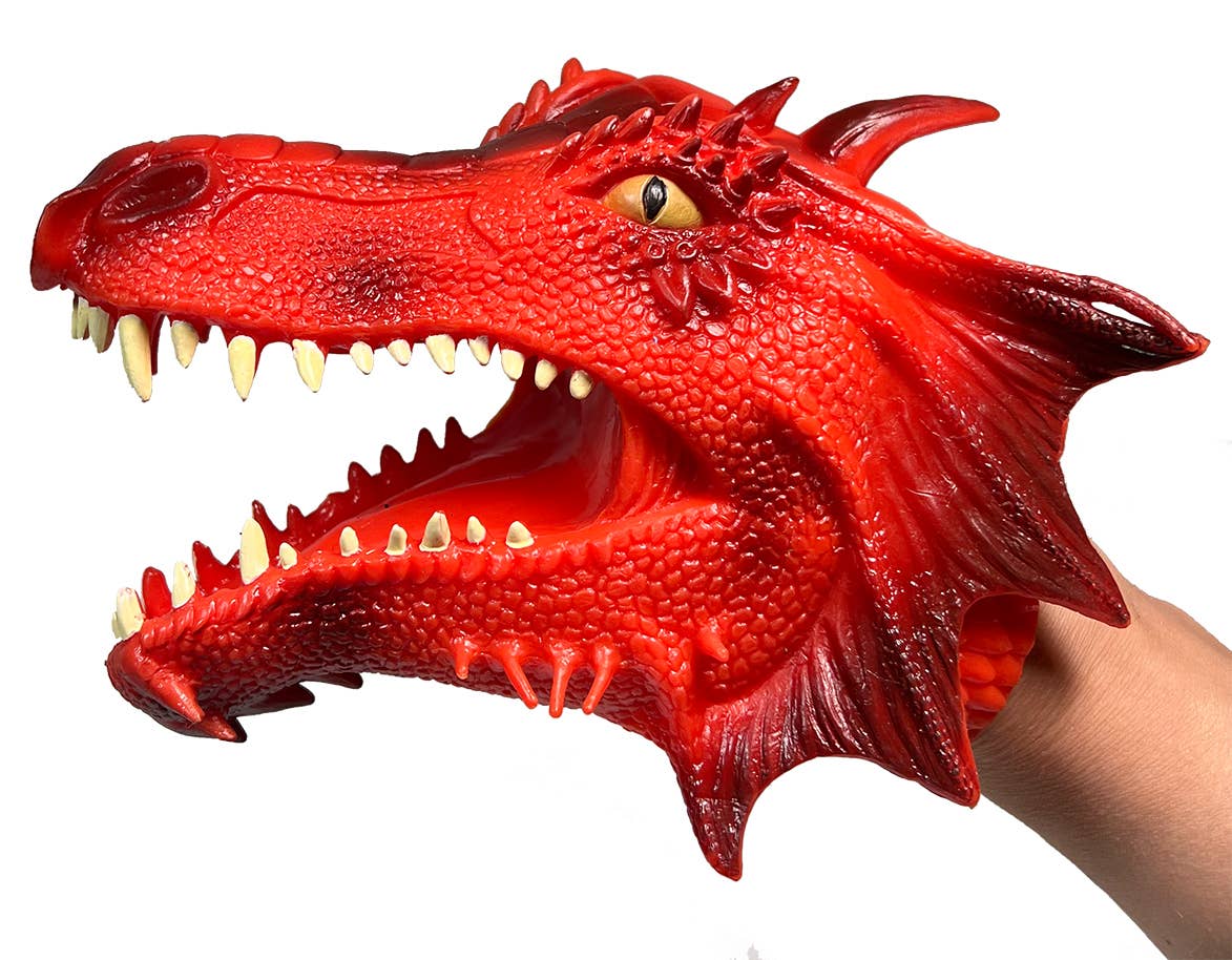 Streamline – Großhandel Handpuppe – Kind & Baby – Mythische Drachen-Handpuppen in Blau, Lila und Rot2