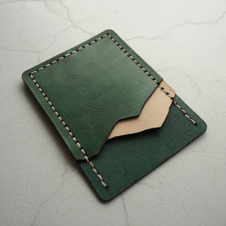 Hord - Wholesale Card Holder - Unisex - Mountain Card Holder - Teal and Natural1