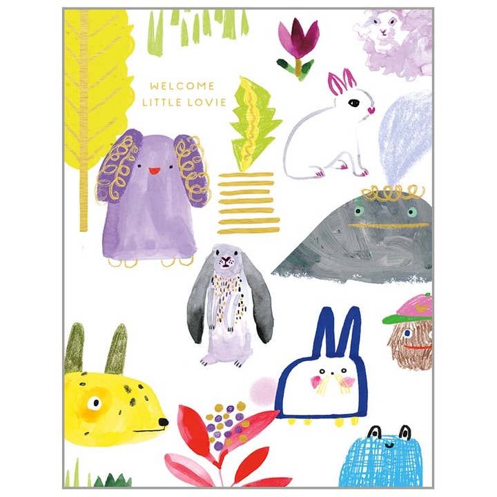 Lovies - Baby Card for wholesale by On The Bright Side