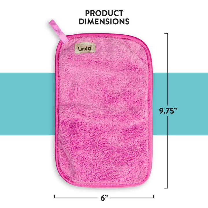 Lindo - Wholesale Makeup Remover - Lindo Makeup Removing Beauty Cloth Duo - 2pcs/pk
