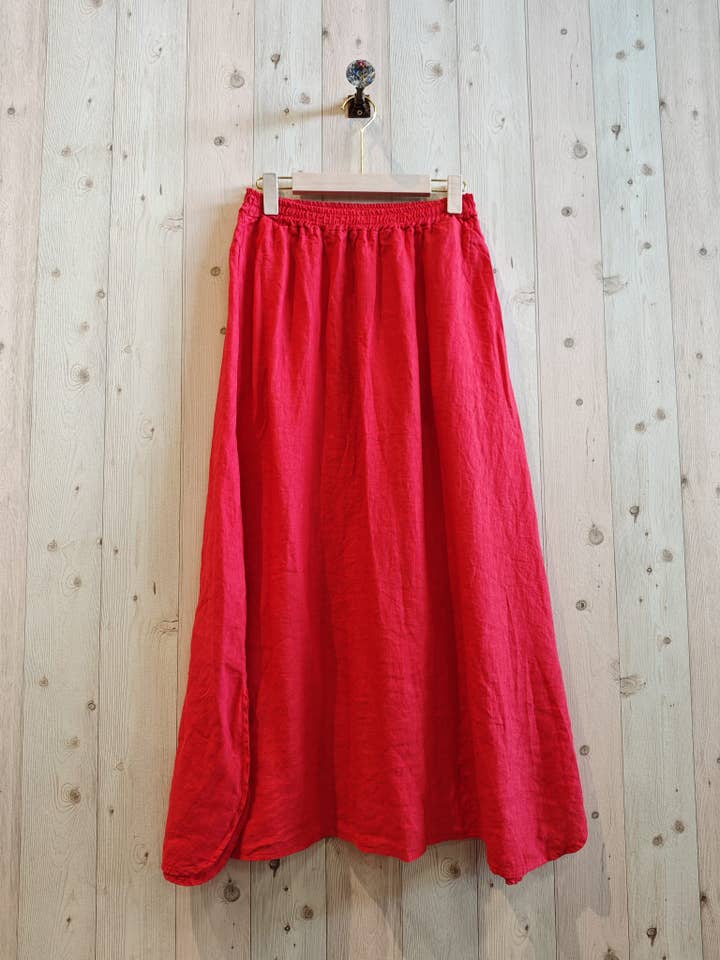 Linen & More - Wholesale Skirt - Women's - REF 1369 100% LINEN SKIRT