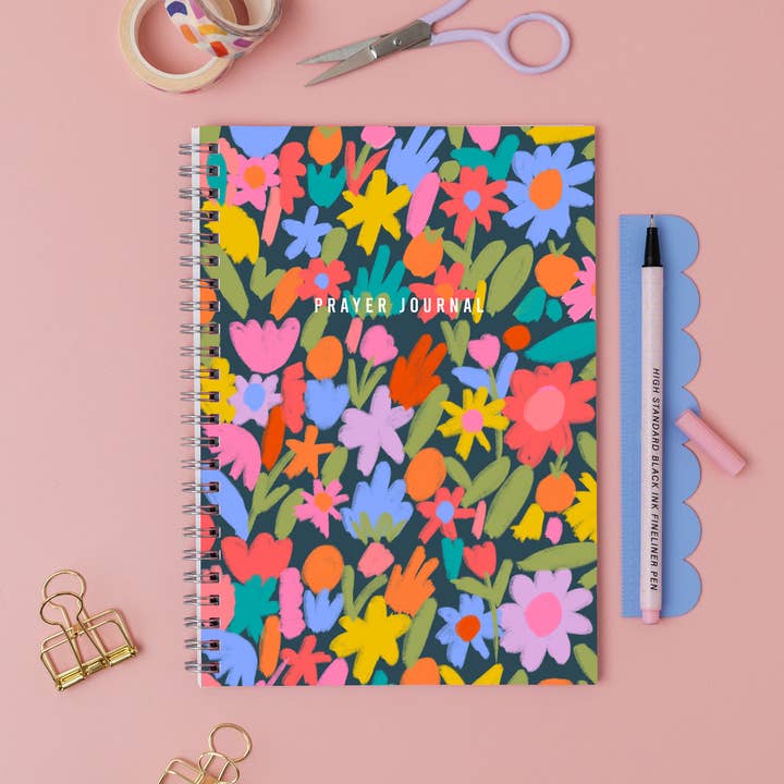 Summer Flowers Prayer Journal for wholesale by Ali Marriott